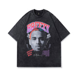 Men's T-Shirt Short-Sleeved T-shirt Men's Retro