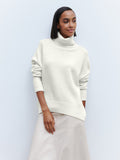 Women Work Business Casual Sweats Lapel Loose Sweater