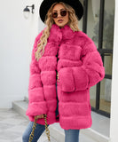 Women Fur Jacket Casual Fashion Plush Coat