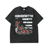 Men T-Shirt Summer Printed Casual