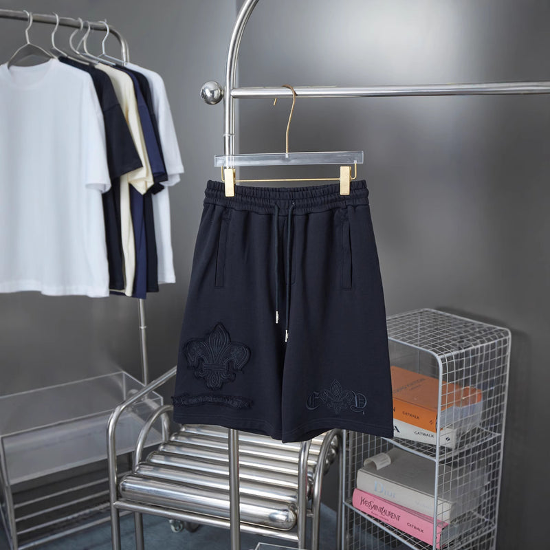 Chrome Heart Shorts Embroidered Shorts