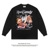 Unisex Long Sleeve Shirt Autumn/Winter Print Long Sleeve T-Shirt