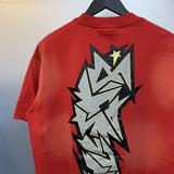 Hellstar T Shirt Vintage Old Loose Casual Short Sleeve T-Shirt