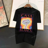 CASA BLANCA Print Pattern Street Shirt Fun Casual Trend