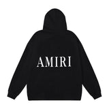 Amiri Hoodie Fall/Winter AMI HOODIE SWEATS hooded sweater for men and women