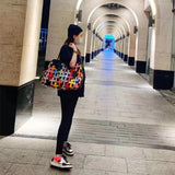 Chh Chrome Heart Leather Bag Cross Colored Shopping Bag