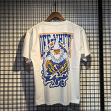 Off White T Shirts OW Magic Old Man Pattern Crew Neck Pullover Short Sleeves