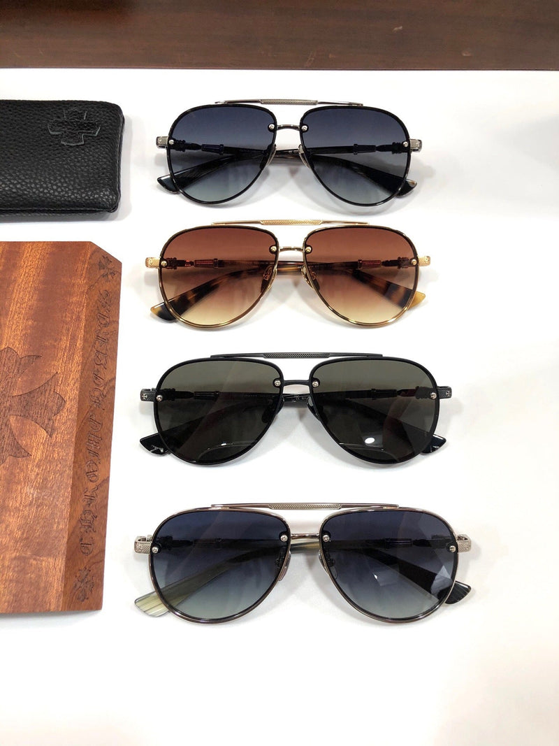 Chrome Hearts Sunglasses Classic Vintage Aviator Toad Sunglasses