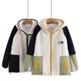 Women Cotton Coat Loose Thickening Keep Warm Fleece Padded Coat