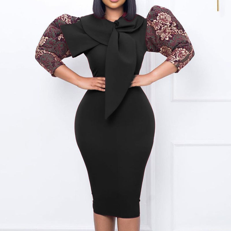 Women Dress Autumn plus Size Temperament Ol Dress