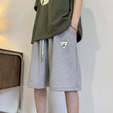 Men Beach Shorts Waffle Summer Loose Leisure Sports