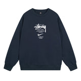 Stussy Sweatshirts Autumn/Winter Fleece Couple Sweatshirts