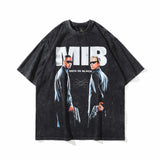 Men T-Shirt Summer Retro Loose