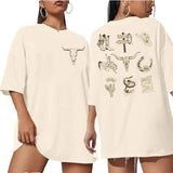 Werbavi Boho Cowgirl Shirts for Women Vintage Western Cow