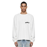 Purple Brand Long Sleeve T-Shirt Fashion Loose Long Sleeve Top