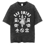 Bad Omens Band Music Tour 2024 Washed T Shirt Retro 90s