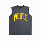 Purple Brand Tank T Shirts Sleeveless T-shirt Vest