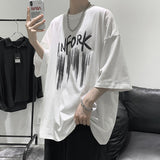 Men T Shirt Summer Loose Leisure All-Matching