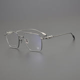 CHH Chrome Hearts Glasses Double Beam Ultra Light Titanium Frame Myopia Glasses Frame