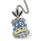 Jewelry Pendant Copper Zircon Color Pendant Dog Tags rapper Spectrum Far East