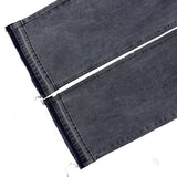 Men Jeans Frayed Retro Loose All-Match