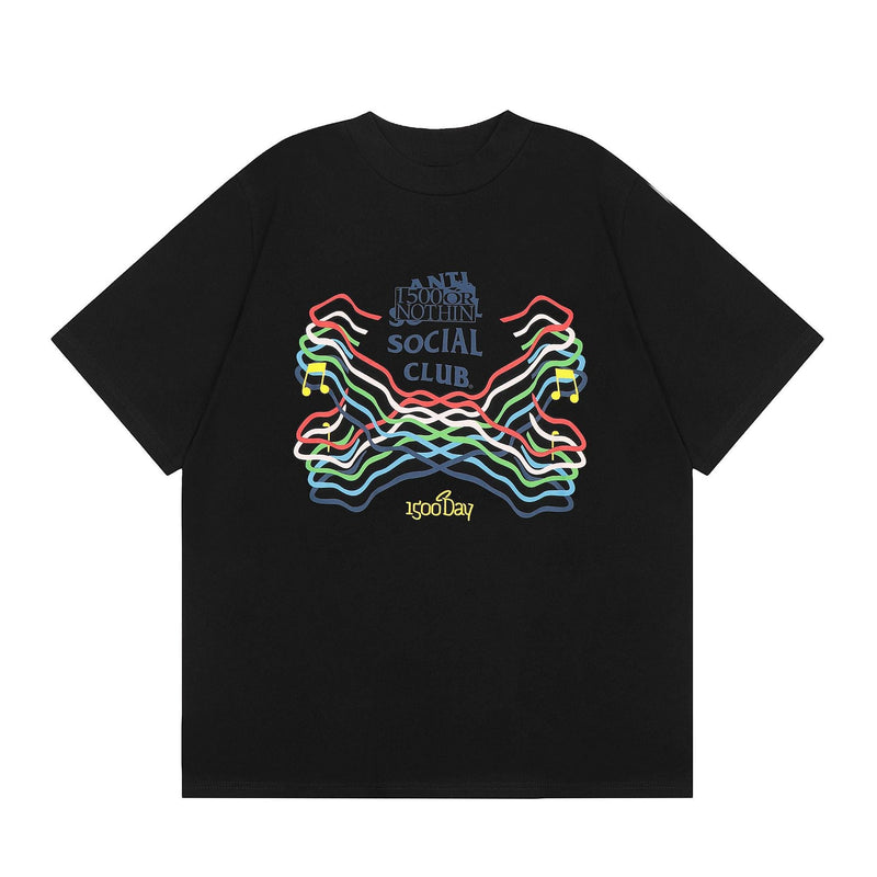 ANTI SOCIAL CLUB T-Shirt Print Casual