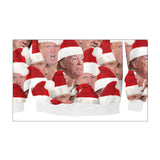 Ugly Christmas Sweater Trump Figure Pattern Christmas Digital Printed round Neck Long Sleeve Sweatshirt Tops