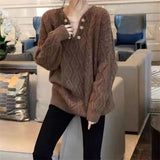 Women Pullover Sweater Temperament Loose Pullover