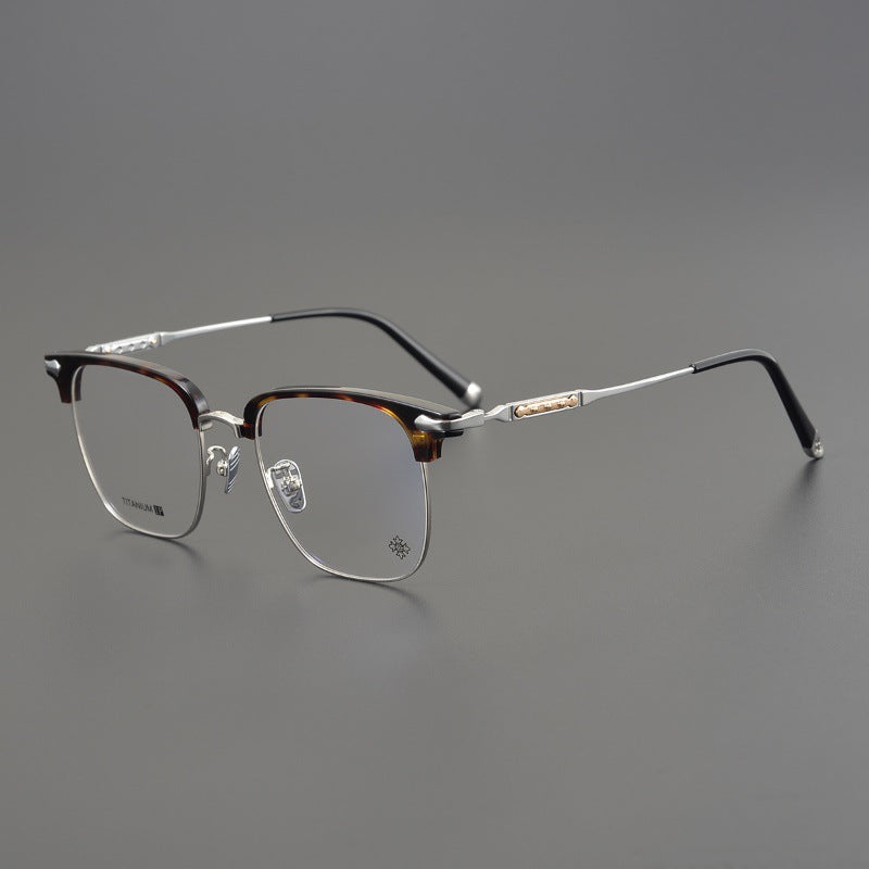 CHH Chrome Hearts Glasses Light Pure Titanium Fashion Versatile Glasses Frame