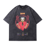Men's T-Shirt Cartoon Vintage Print Oversize