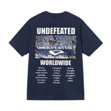 UNDEFEATED T Shirts Crew Neck Men's and Women's Loose