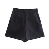 Women Vest Casual Shorts Suit
