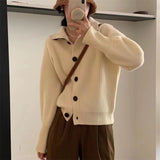 Women Knitted Cardigan Loose Knit Fashion Cardigan Sweater