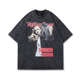 Men's T-Shirt Short-Sleeved T-shirt Men's Retro