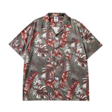 Short Sleeve Shirt Hawaii Printed Shirt Leisure Versatile Holiday