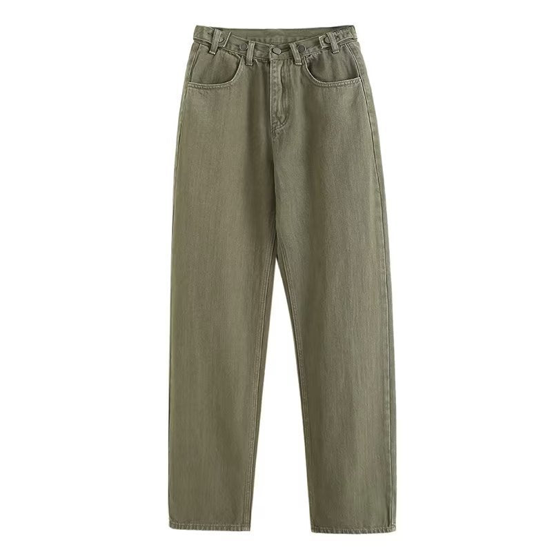 Women Jeans Retro Versatile Casual Slim-Fit