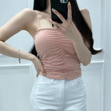 Women Vest Suspenders Pleated Tight Sexy Hot Girl