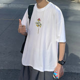 Men T Shirt Summer Loose All-Matching
