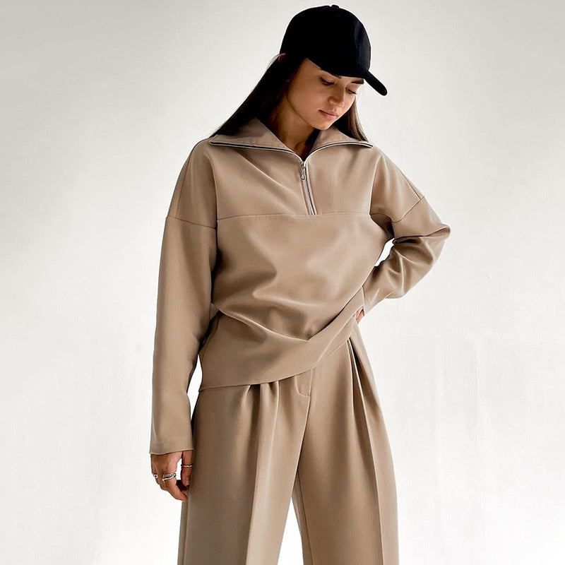 Women Co-Ords Winter Long Sleeve Pullover Hoodie Trousers Casual