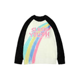 Women Sweater Animal Pattern Knitted Sweater Versatile Cute Style