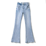 Women Jeans Slimming Retro Fashion Flared Pants