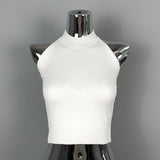 Women Vest Suspenders Knitted Vest Sexy