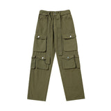 Cargo Pants Loose Retro Multi-Pocket Overalls