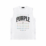 Purple Brand Tank T Shirts Sleeveless T-shirt Vest