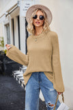Women Pullover Sweater plus Size Fashionable Knitted Sweater