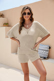 Women Pullover Sweater Two Pieces Knit Casual Suit