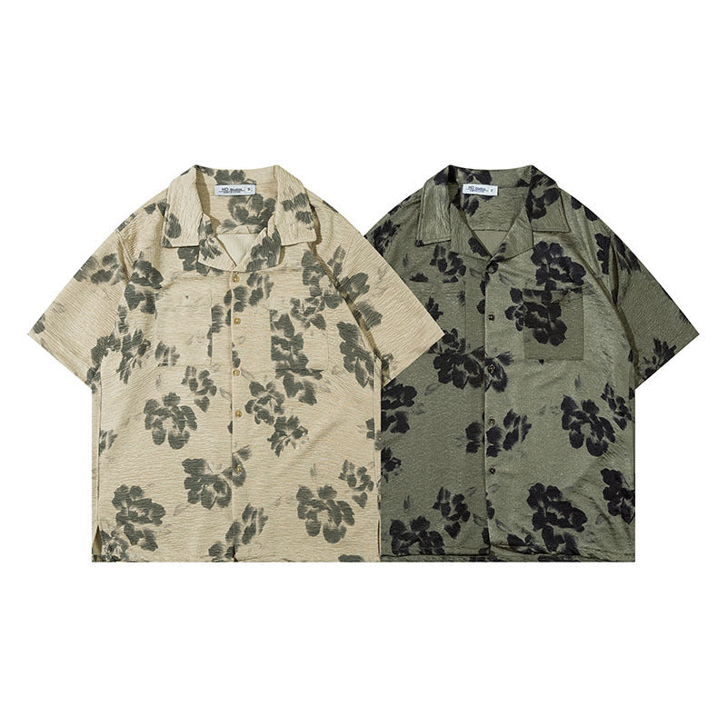 Short Sleeve Shirt Floral Shirt Summer Vacation