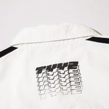 Men's Long Sleeve T Shirt Color Matching Long Sleeve Shirt Men's Letter Printing Personality Shirt Outer Wear