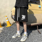 Men Beach Shorts Summer Sports Retro Loose Casual