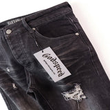 Godspeed Jeans Spring and Autumn GOD Letter Pattern Jeans